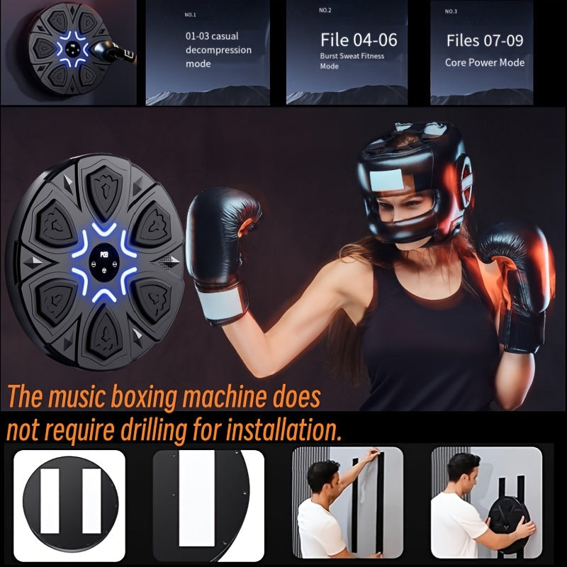 NNETM Interactive Music Boxing Machine Wall Trainer