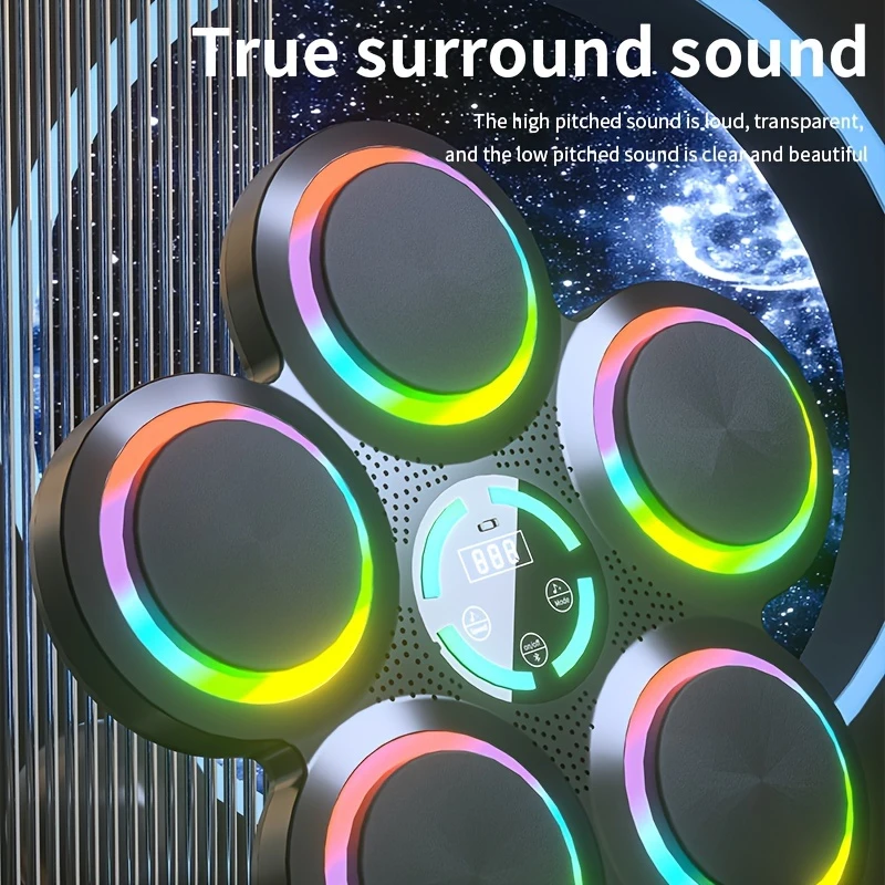 NNETM Smart Music Boxing Pad with Gloves